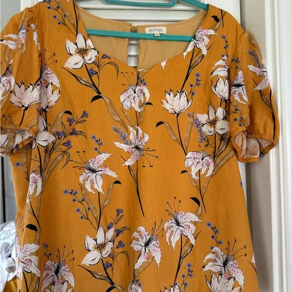 Rollee floral blouse XL - Picture 6 of 6